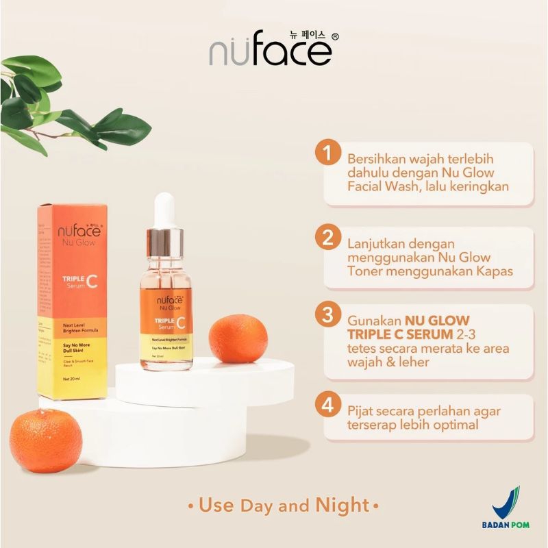 Nuface Nu Glow Face Serum Series  20ml / Serum Wajah