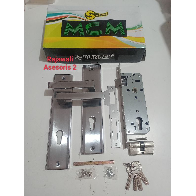 Kunci Pintu Besar / Handle Pintu Large 1 Set Komplit