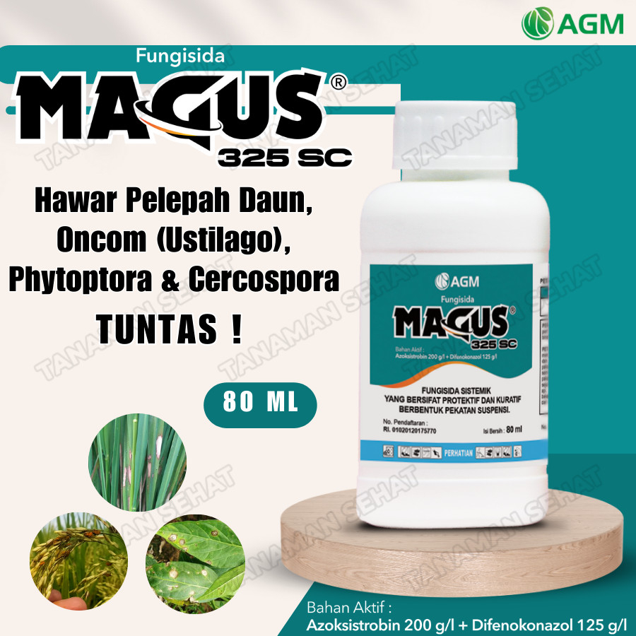 MAGUS 325 SC (80 ML) - FUNGISIDA SISTEMIK ATASI HAMA JAMUR TANAMAN