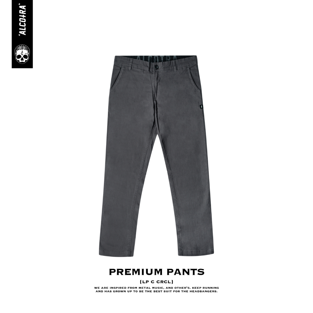 LP C CRCL // LONG PANTS CHINO CARCOAL // CELANA PANJANG CHINO CHARCOAL ALCOTRA