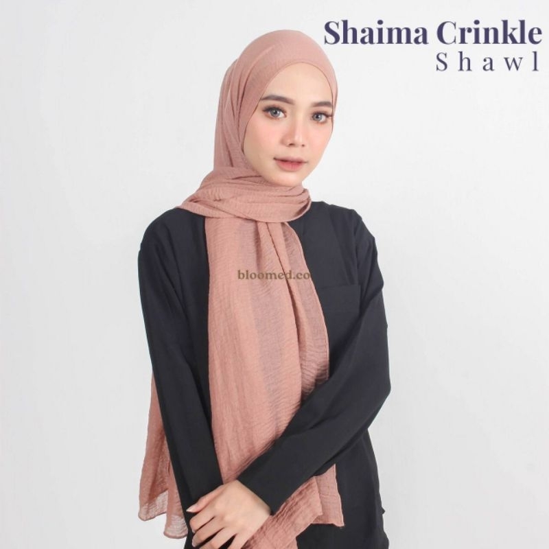 Shaima Crinkle Shawl / Pashmina Crinkle / Crinkle Shawl