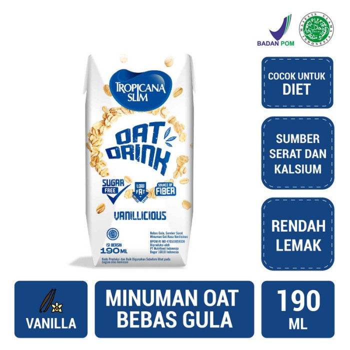

Tropicana Slim Oat Drink Vanllicious 190ml