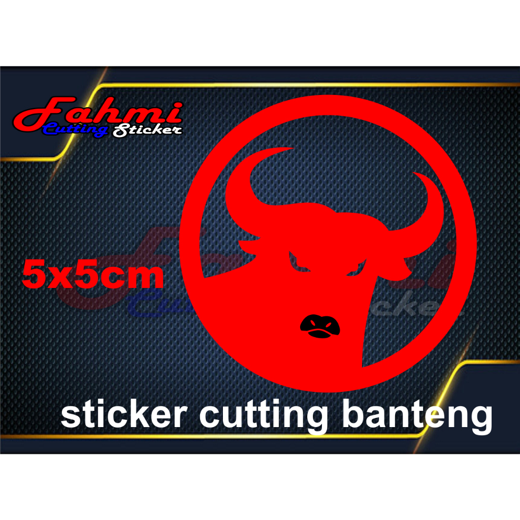 Cutting Sticker PDIP Banteng
