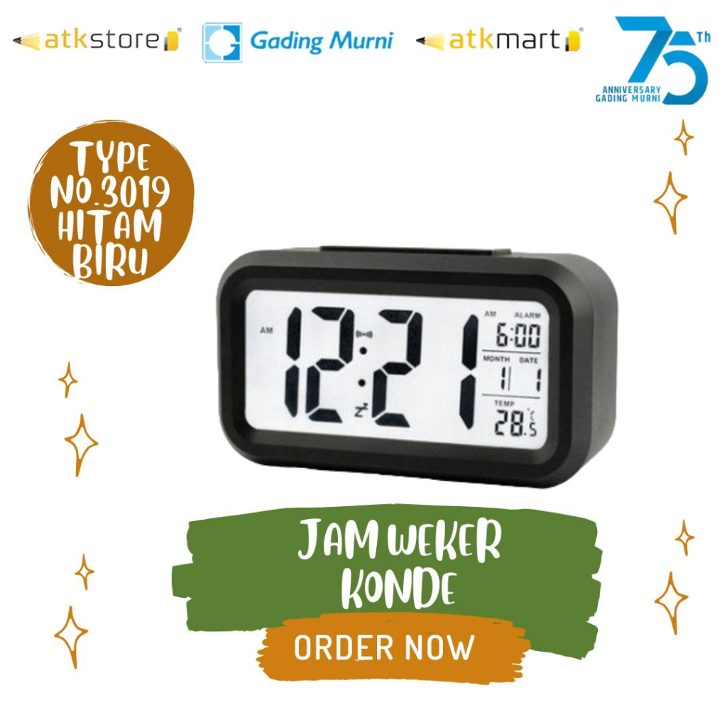 JAM WEKER DIGITAL // JAM WEKER KONDE // JAM WEKER NO.3019