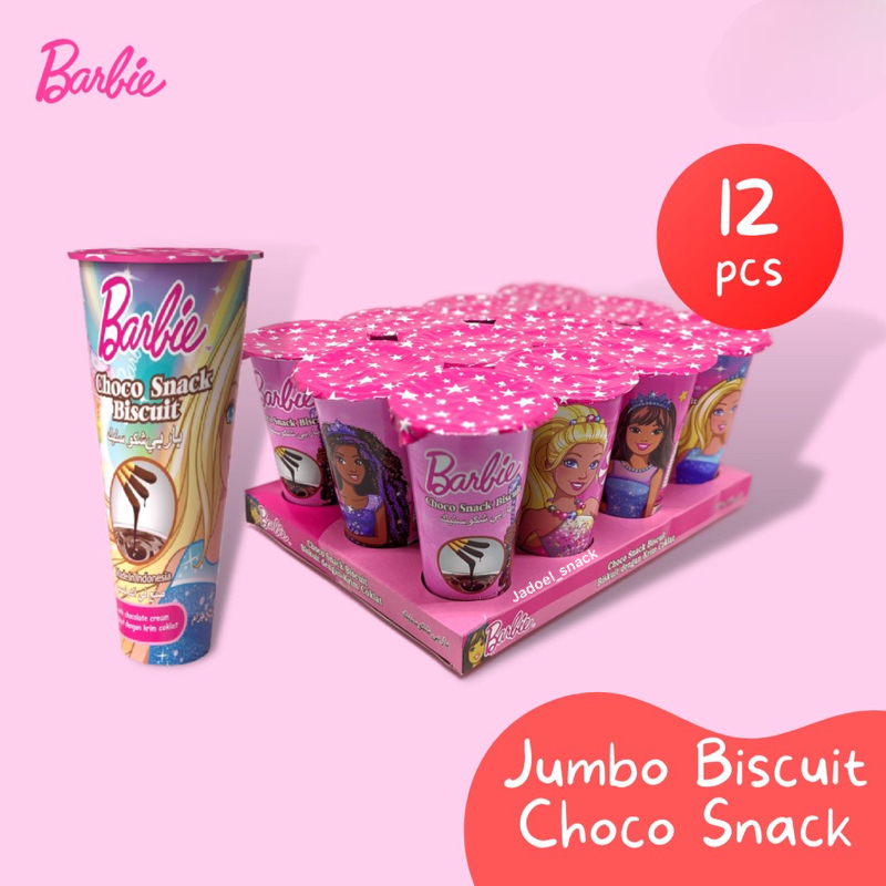 

GROSIR - JUMBO Barbie Choco Stick Biskuit 12 X 45 GR Rasa Cokelat by Jadoel_Snack