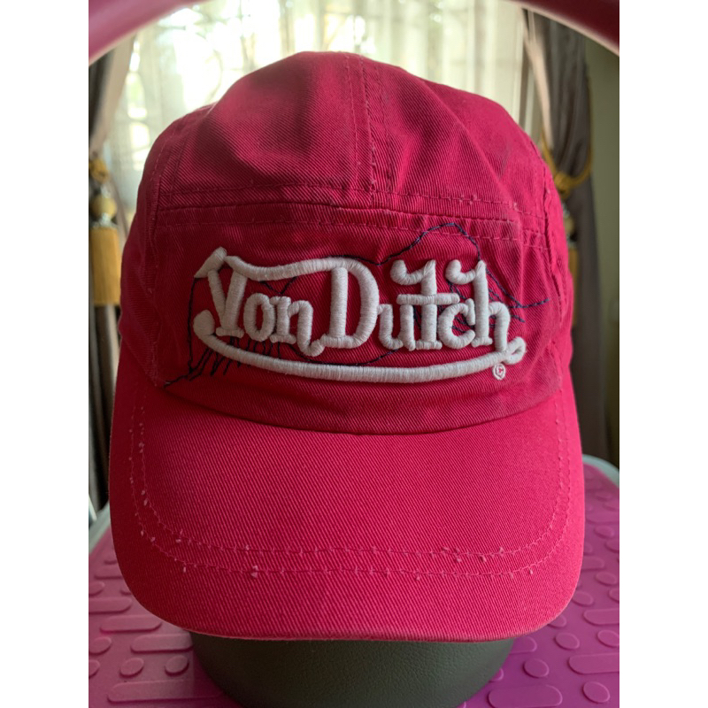 Topi sekon 5 Panel Von Dutch Shocking Pink