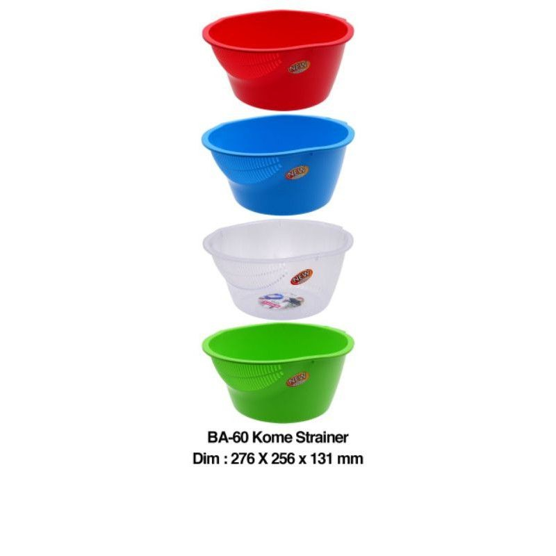Lion Star Baskom Saringan / Wadah Pencuci Beras / Kome Strainer BA-60