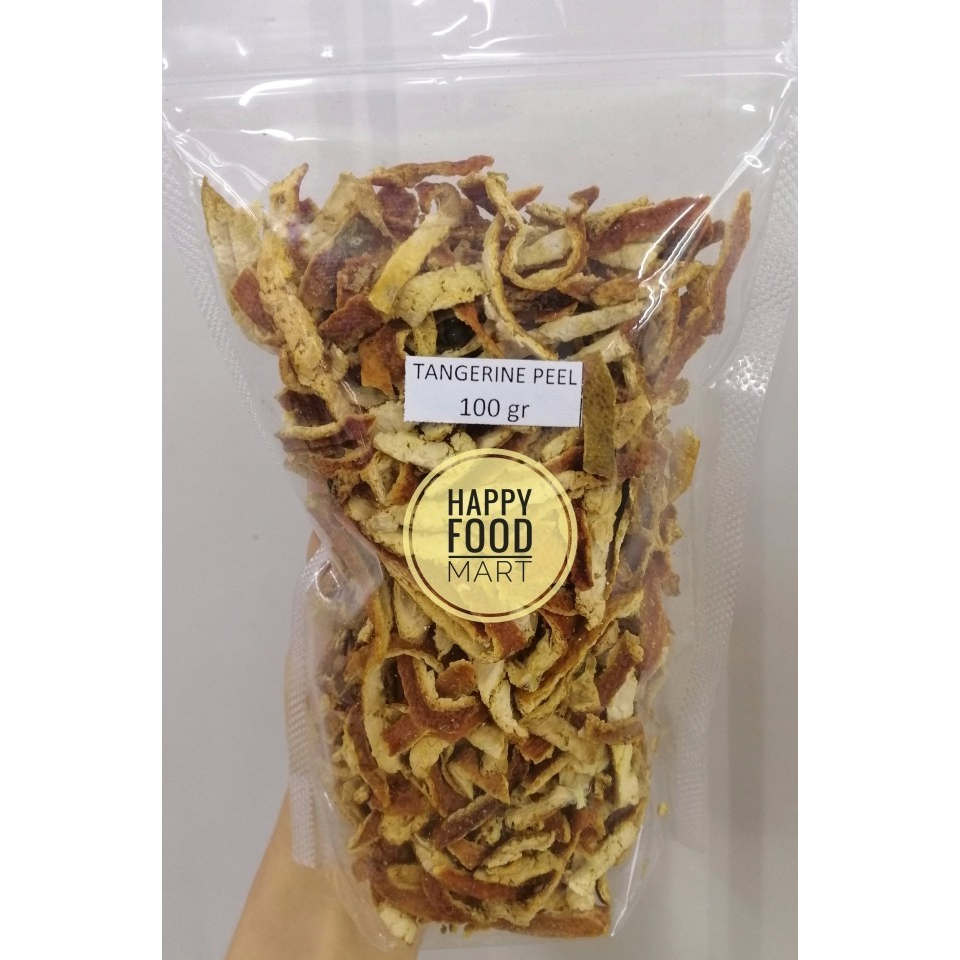 

TANGERINE PEEL 100G/CHEN PI/KULIT JERUK/DRIED CITRUS SKIN/PERICARPIUM