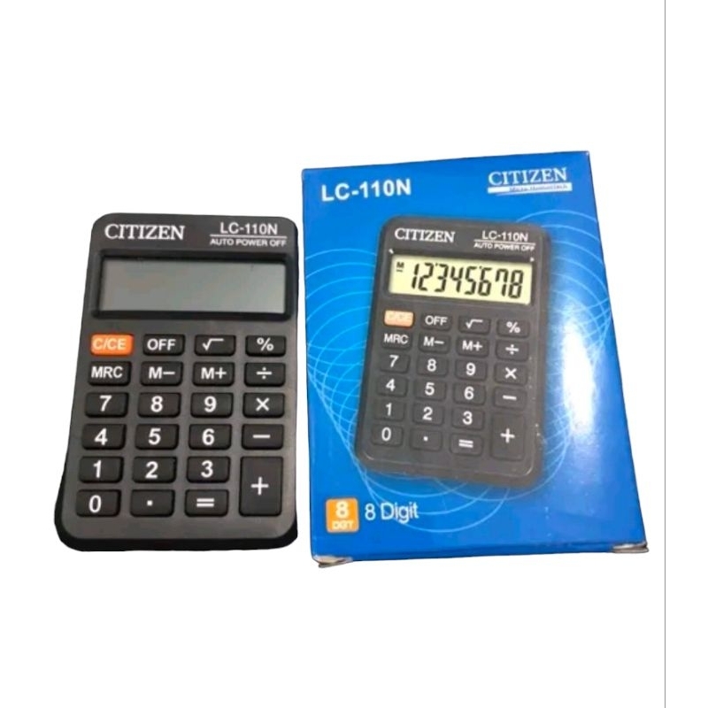 

Citizen Kalkulator / Calculator mini LC-110N mudah di bawa kemana mana