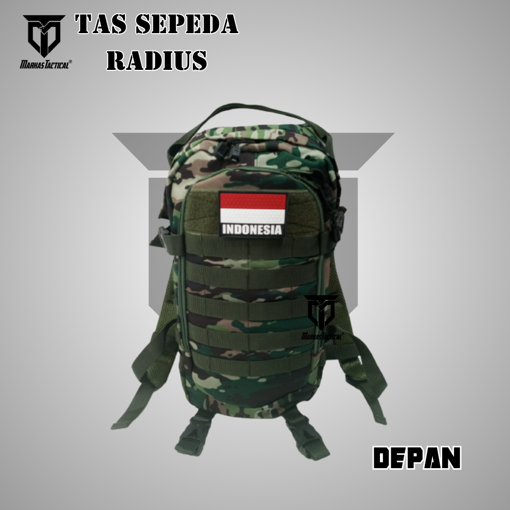TERMURAH TAS SEPEDA TAS PUNGGUNG SEPEDA ARMY / TAS SEPEDA PRIA ARMY 3 RUANG SAKU (free rubber)