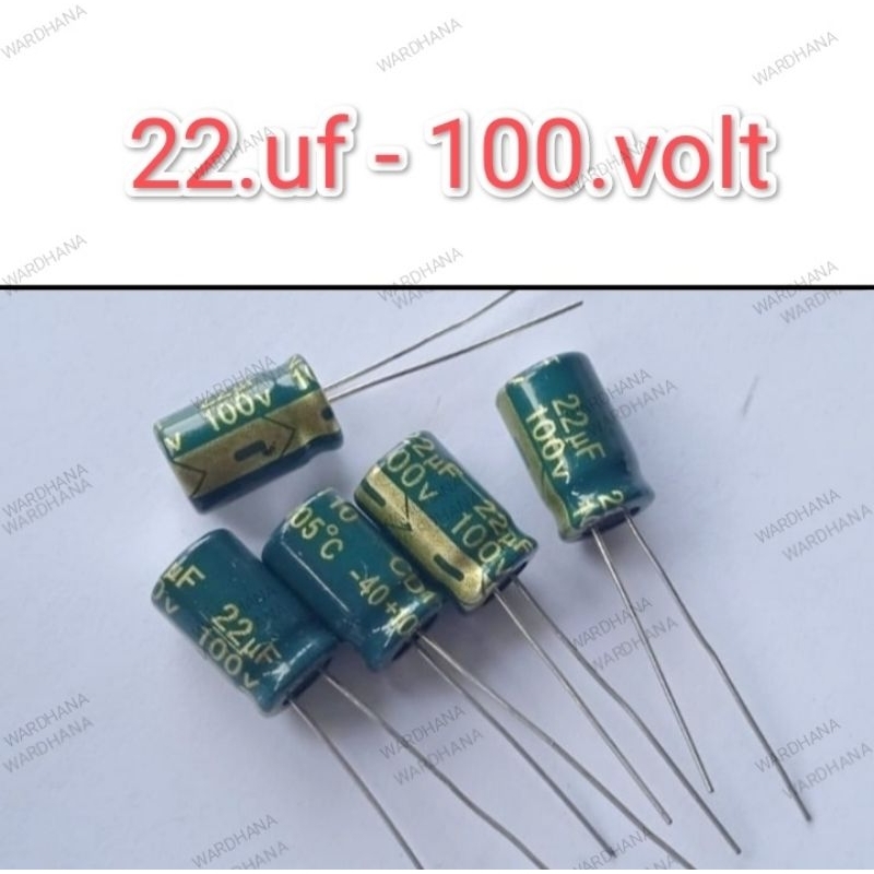 Elco 22 uf 100 volt elco 22uf 100volt