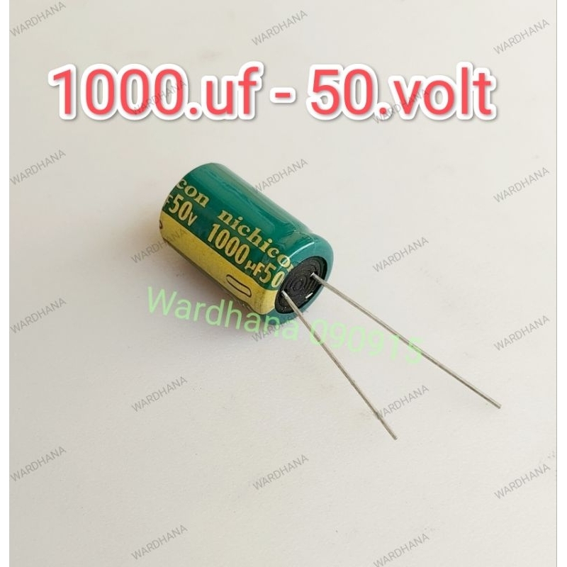 Ekco 1000 uf  50 volt NICHICON elco 1000uf 50volt