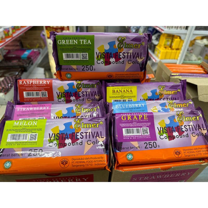 

Coklat Elmer Warna Vista Festival 250grm