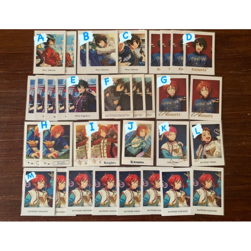 Ensemble Stars Pashakore Pa shot 6th 7th Anniversary Ritsu Leo Mika Rei Natsume - knights Undead Val