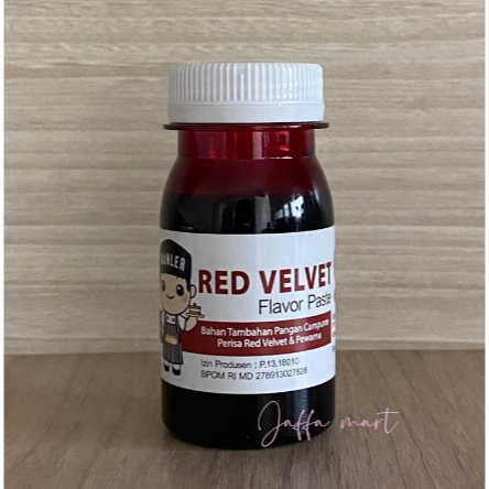 

Pasta Perisa Pewarna RED VELVET Cap Mohler 60 Gram