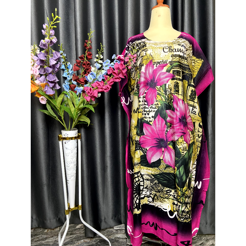 Paket Usaha 90rb Dapat 3pcs Daster Jumbo Lowo Premium DNR Motif Karakter Bahan Rayon Cocok Untuk Bum