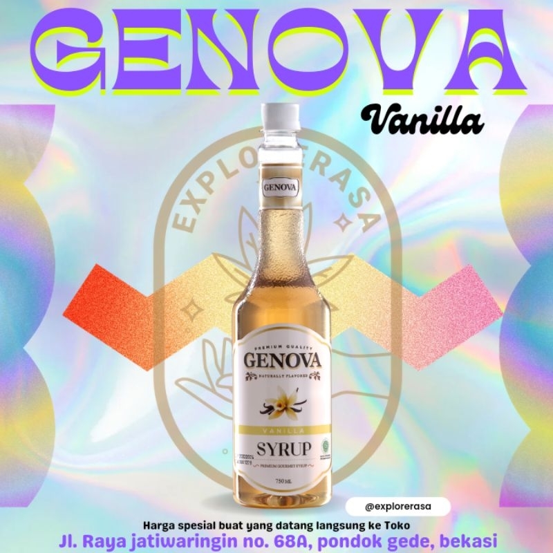 

Genova syrup rasa vanilla isi 750ml