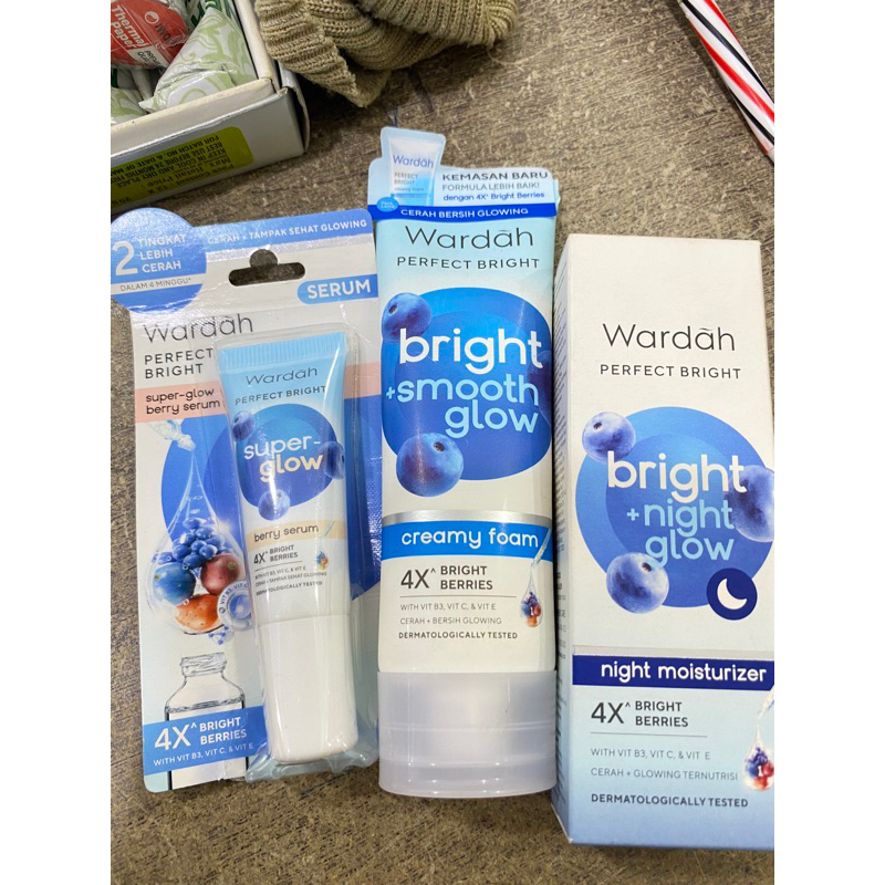 PAKET WARDAH PB night glow