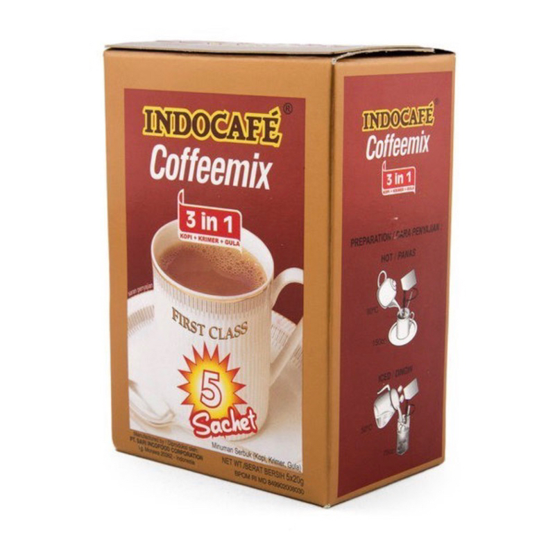 

Indocafe Coffe Mix 3 in 1 Box 5 x 20gram