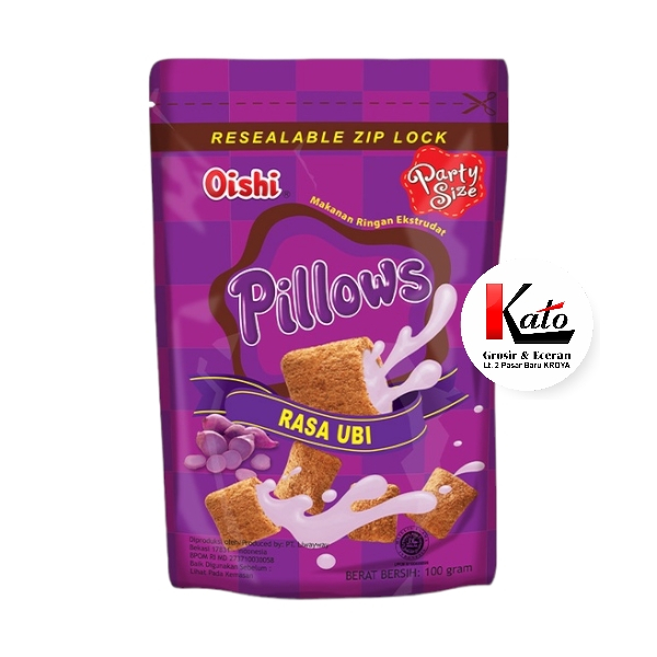 

Oishi Pillows Snack Isi Rasa Ubi 100g