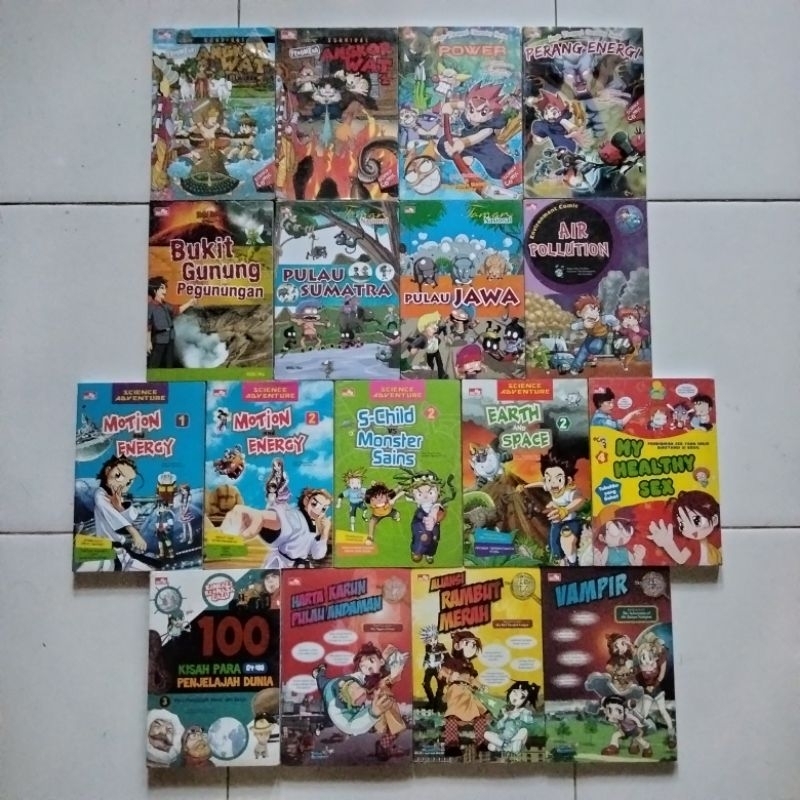 Komik Sains / Science Comic - Harga Satuan