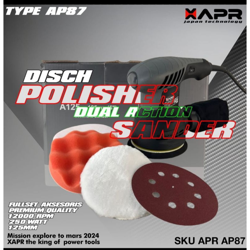 MURAH MURIAH SANDER MAKITA BY APR Sander obital mesin poles dual action AP87 sander orbital amplas p