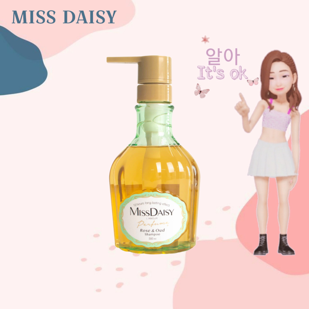 MISS DAISY Perfume Shampoo Rose & Oud 500 ml