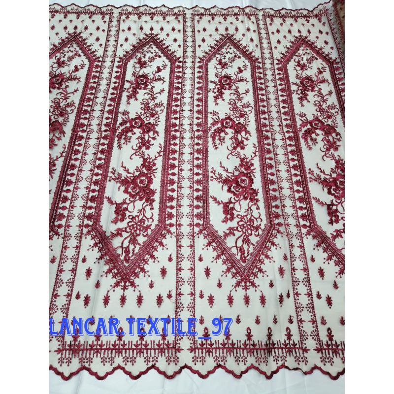 Kain Tile bordir etnik Terbaru/tile bordir import motif random