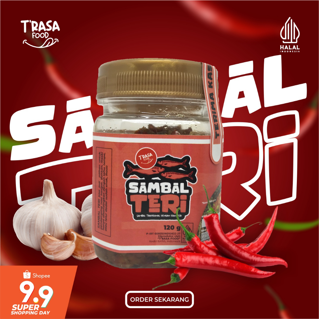 

T'RASA FOOD - Sambel Teri 120g