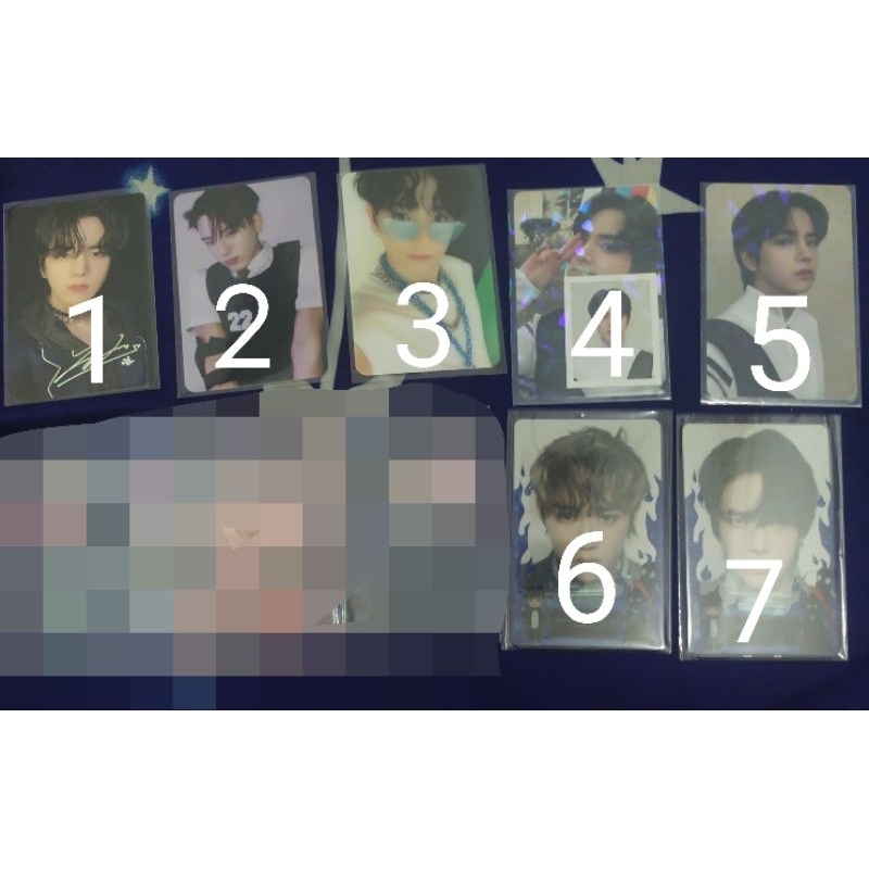 [Baca Deskripsi] The Boyz Magazine Photocard Sunwoo Hyunjae Eric Maverick Thrill Ride DMM Lenti