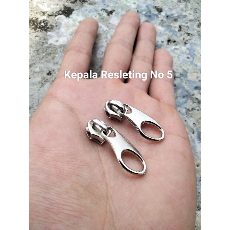 Kepala Resleting no 5 Kepala Resleting Zipper Kepala Resleting Tas Koper Dompet