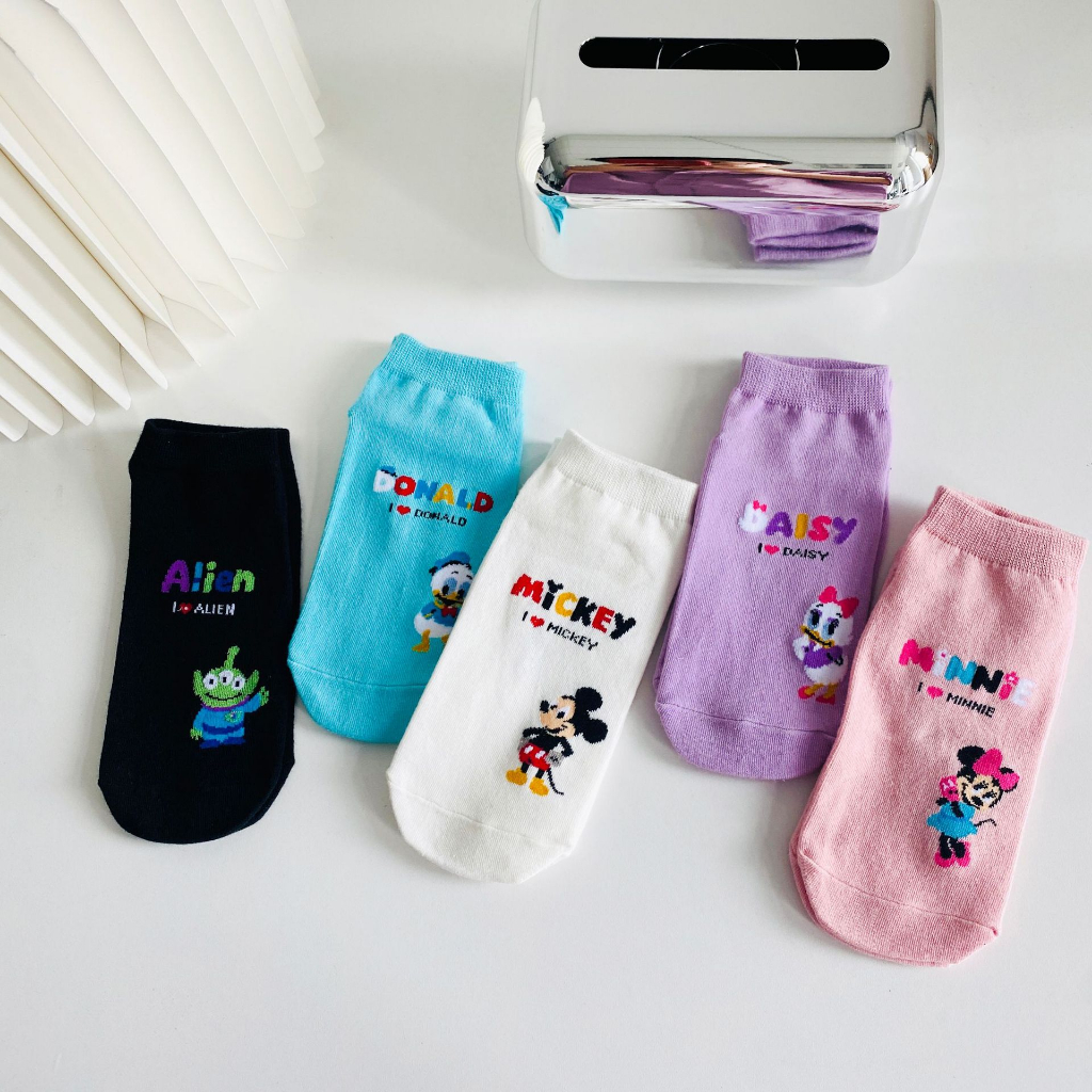 KAOS KAKI / stocking polos character mickey minnie daisy