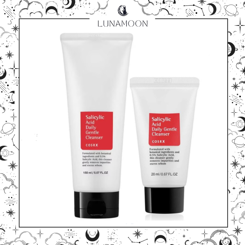 COSRX Salicylic Acid Daily Gentle Cleanser Skin Care - 150 ML /50ML / 20 ML (Cleanser Wajah Untuk Ku