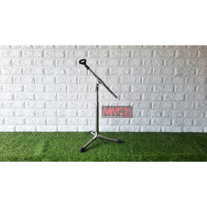STAND MIC STAINLESS PENDEK 30CM