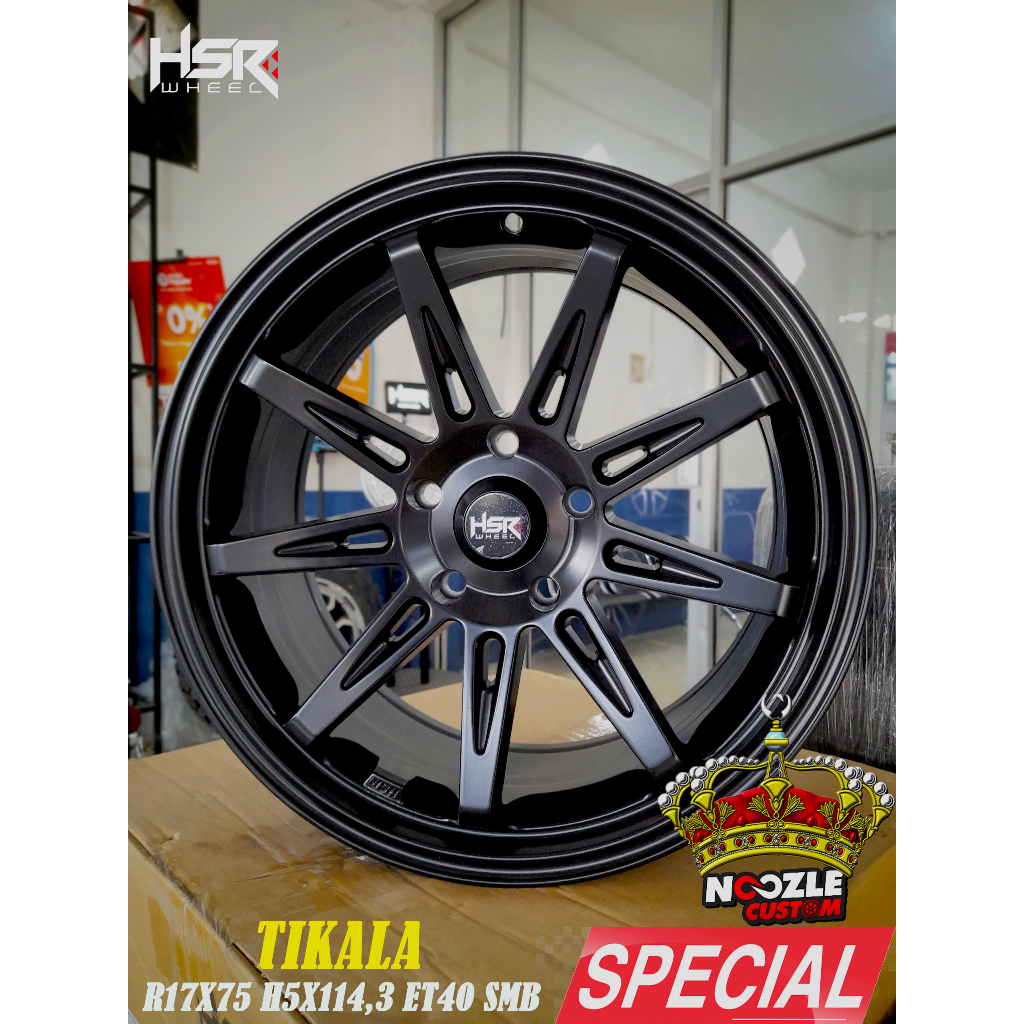 Velg Mobil Baut 5 Terios Ertiga Ring 17 Pelek Racing Ring 17 Lubang 5 Type Tikala