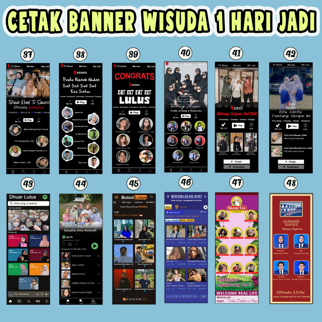 Juleashop X Banner Benner Bener Baner Wisuda Banner Wedding Banner Banner Ulang Tahun Prokes Covid