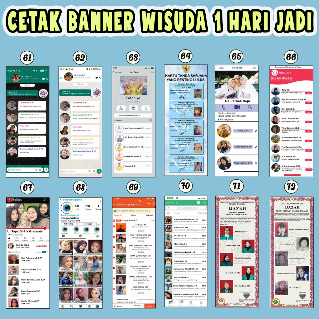 Galastore00 X Banner Benner Bener Baner Wisuda Banner Wedding Banner Banner Ulang Tahun Prokes Covid