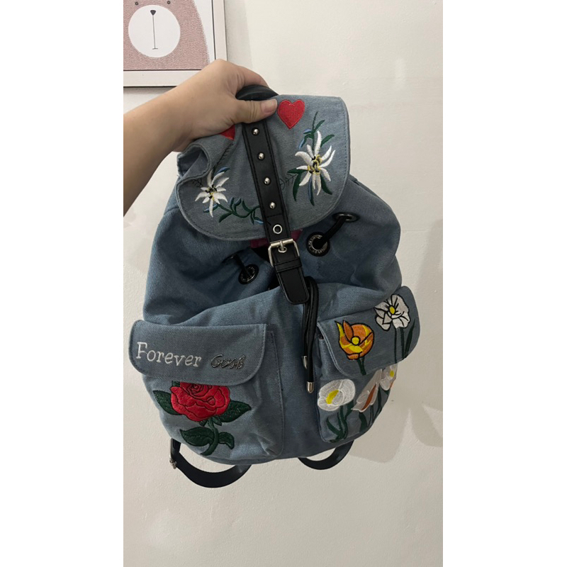 (PRELOVED) Gosh - Denim Ransel Bag / Tas Ransel Denim