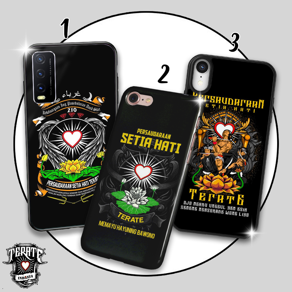 Case Terate PSHT ( TERSEDIA UNTUK SEMUA TIPE HP ) Case 2D Premium Glossy - Softcase Silikon Case HP 