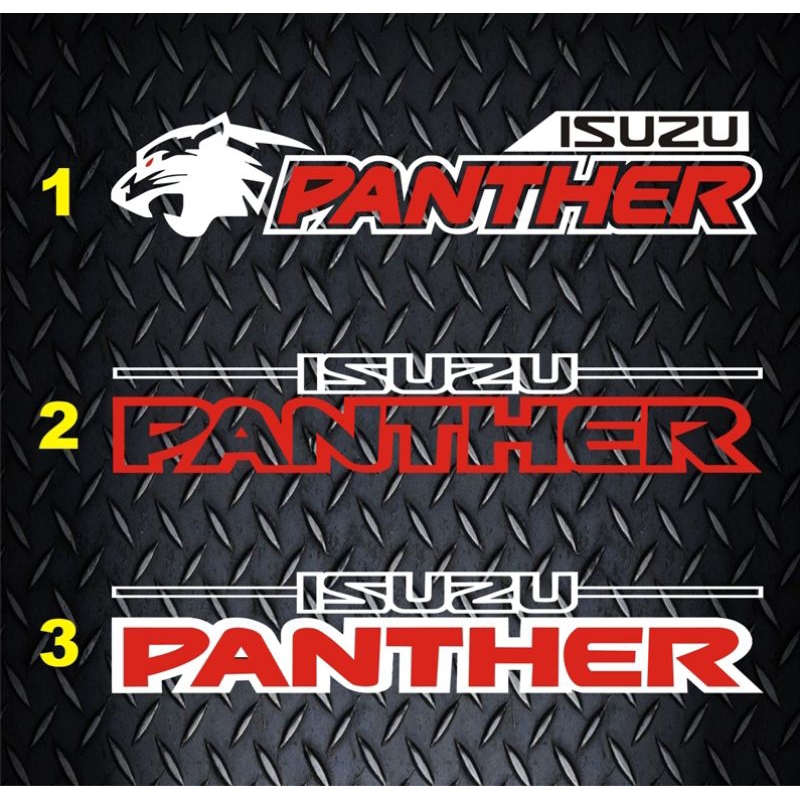 isuzu panther Stiker cutting kaca mobil depan isuzu Panther
