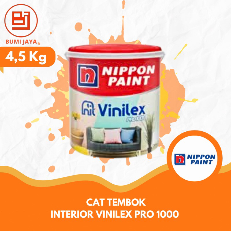 cat tembok interior nippon paint vinilex pro 1000 4.5kg