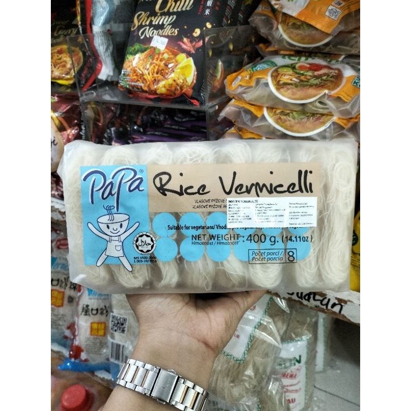 

Mama & Papa Rice Vermicelli Isi 8Pcs Impor Thailand