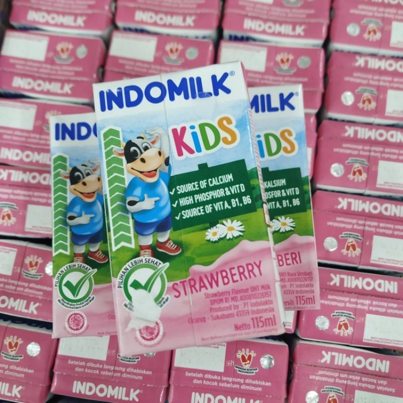 

INDOMILK UHT 115ml strwberry / coklat