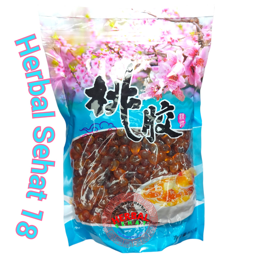 

Peach Gum Premium 500 Gram - Tao Jiao 桃胶 Taojiao - Collagen Dessert