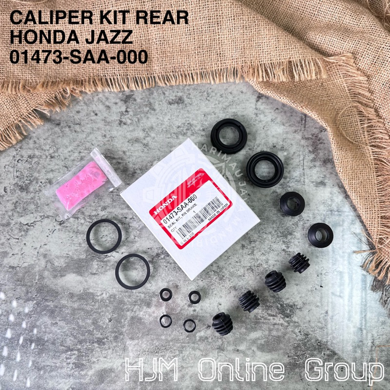 CALIPER KIT - SEAL KIT KARET REM CAKRAM BELAKANG HONDA JAZZ GE8 RS
