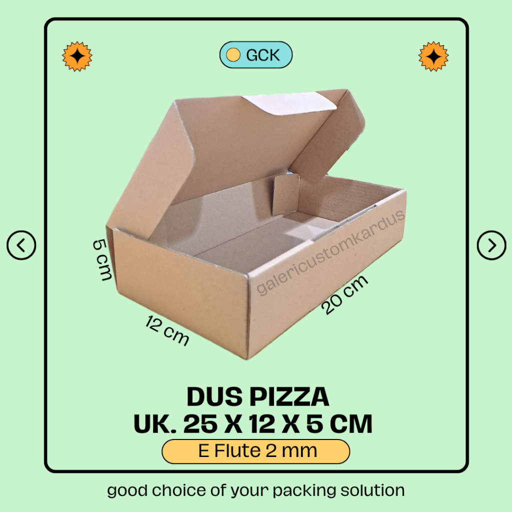 

(min. order 10) Kardus Packing Dus Pizza Gift Box Hampers 25x12x5