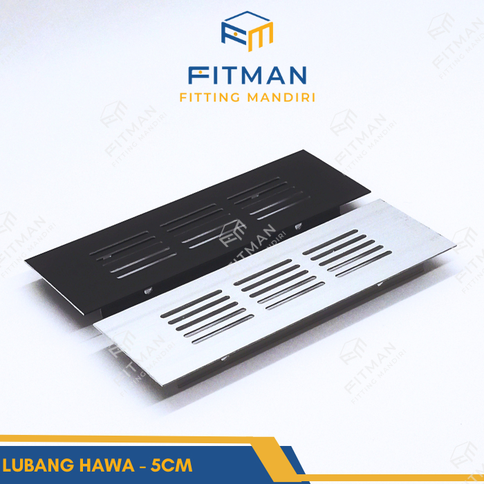 Lubang Hawa Aluminium Kotak Lemari Kitchen Set kabinet lebar 5 cm saringan udara alumunium