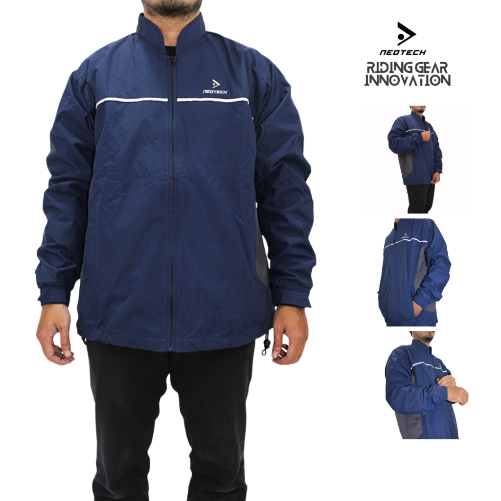 Neotech CAVALEIRO V1.0 Navy | Jaket Anti Angin , Ada Ventilasi