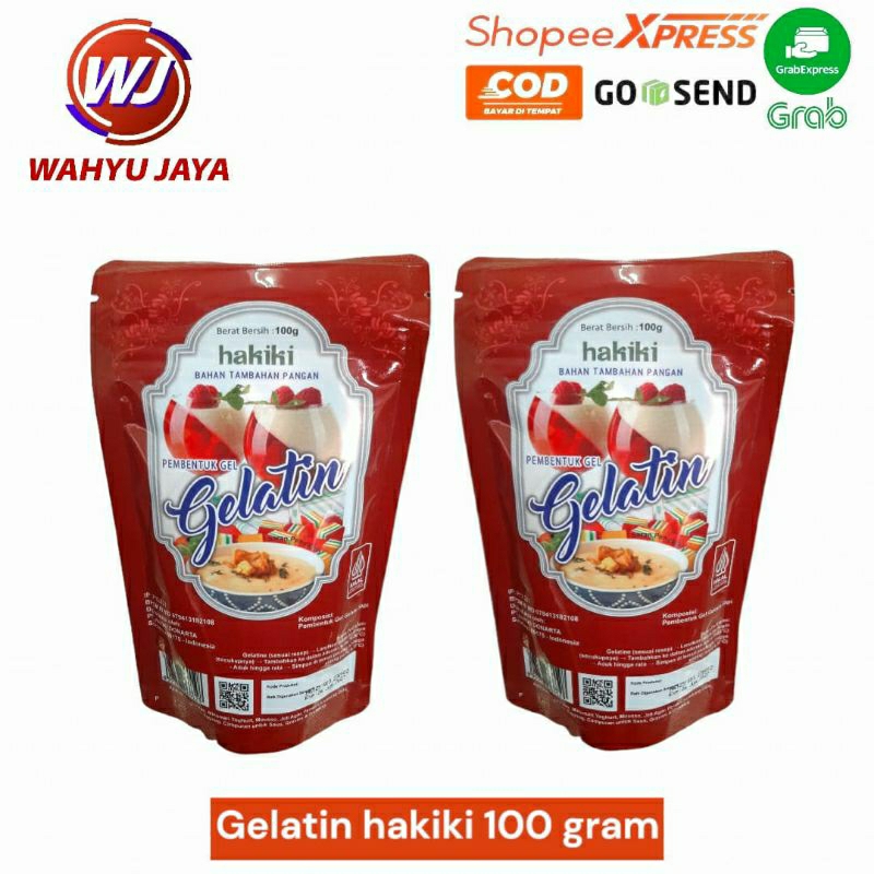 

Gelatin hakiki 100 gram