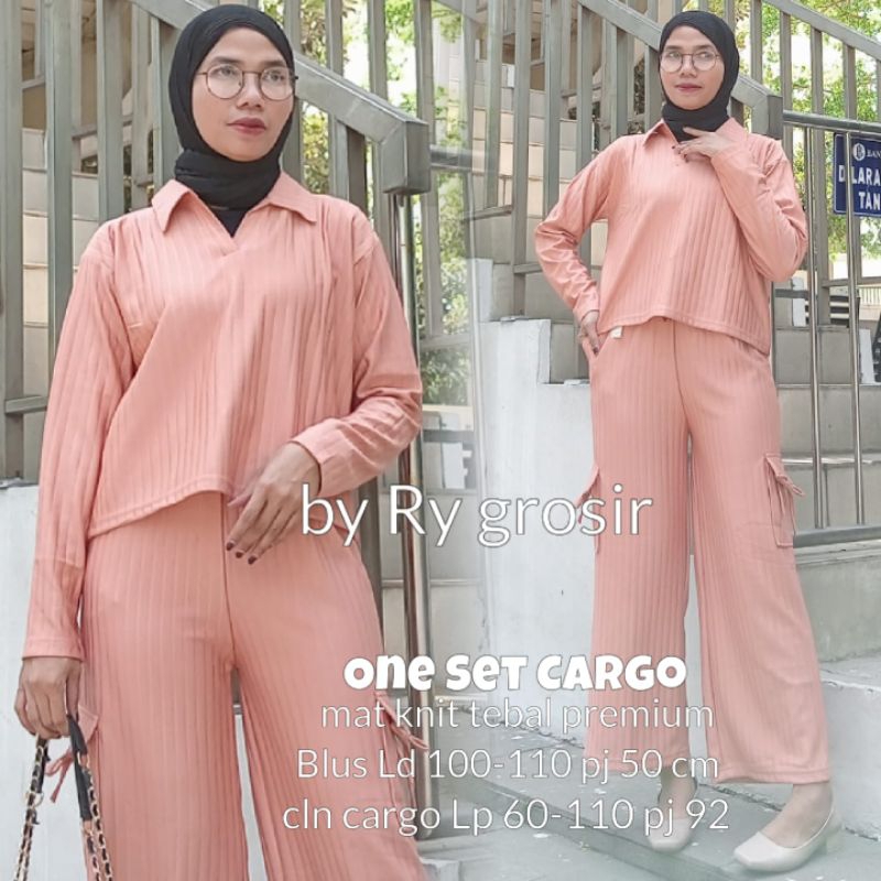 SETELAN WANITA CARGO & CELANA CARGO